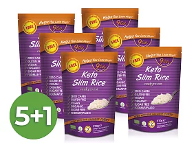 Výhodný balíček konjakové rýže Slim Pasta v nálevu 5+1 zdarma