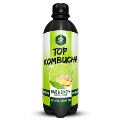 TOP Kombucha Limetka&Zázvor 500 ml