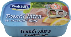 Nekton Tresčí játra ve vlastním oleji 115 g