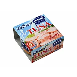 Nekton Tuňák ve slunečnicovém oleji kousky Wellness 185 g