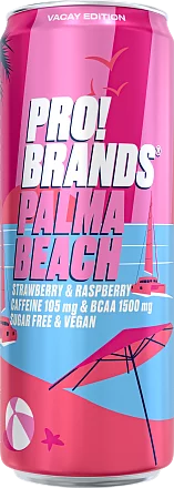 PROBRANDS BCAA Drink PALMA BEACH 330ml - jahoda/malina