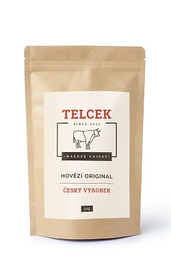 Telcek Hovězí Chipsy chilli 50 g