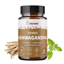 Blendea Ashwagandha extrakt 30 kapslí Blendea Ashwagandha extrakt 30 kapslí
