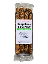 iPlody Low carb semienkové tyčinky so syrom a cesnakom 50 g