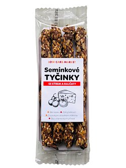 iPlody Low carb semínkové tyčinky se sýrem a rajčaty 50 g