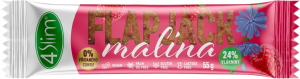 4Slim FLAPJACK čekanková tyčinka malina 55g