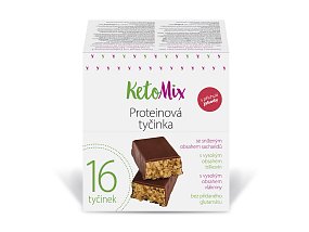 KetoMix Proteinové tyčinky s příchutí jahody 16 x 40 g KetoMix Proteinové tyčinky s příchutí jahody 16 x 40 g