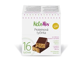 KetoMix Proteinové tyčinky s příchutí vanilky 16 x 40 g KetoMix Proteinové tyčinky s příchutí vanilky 16 x 40 g