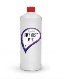 iPlody Ocet bílý 15 % na úklid EXTRA ÚČINNÝ - láhev 1 l