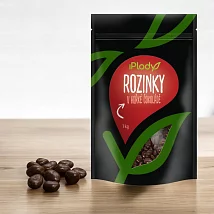 Rozinky v hořké čokoládě