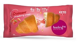 Feeling OK Proteinový croissant s jahodovou náplní 65 g