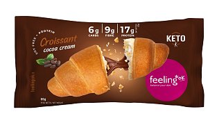 Feeling OK Proteinový croissant s kakaovou náplní 65 g