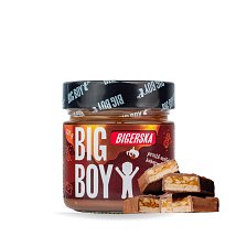 BIG BOY Bigerska Sladký arašídový krém s kakaem a slaným karamelem 220 g